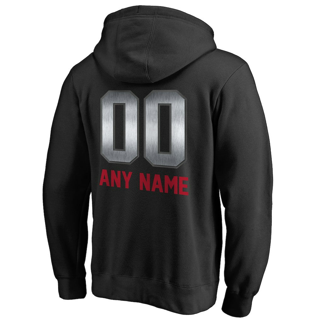 New York Giants Personalized Midnight Mascot Pullover Hoodie - Black sale