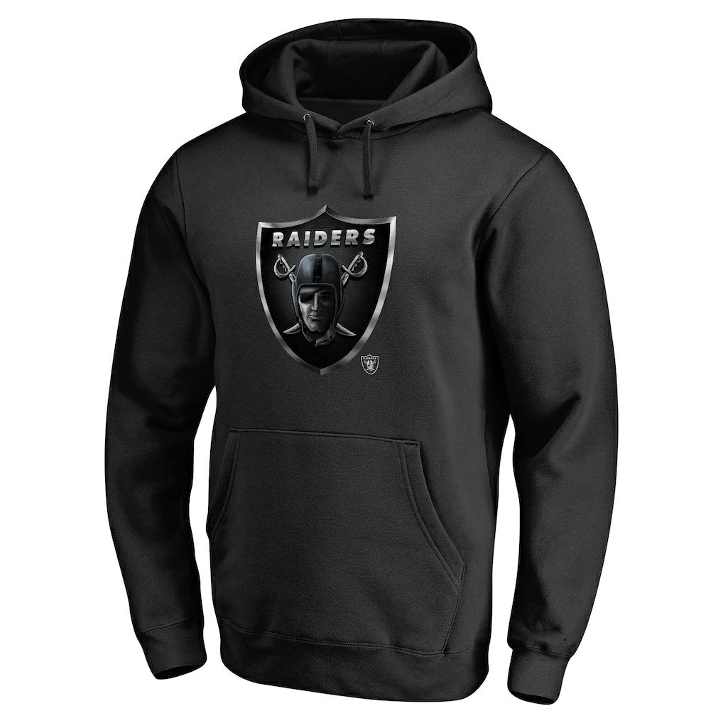 Las Vegas Raiders Personalized Midnight Mascot Pullover Hoodie - Black outlet