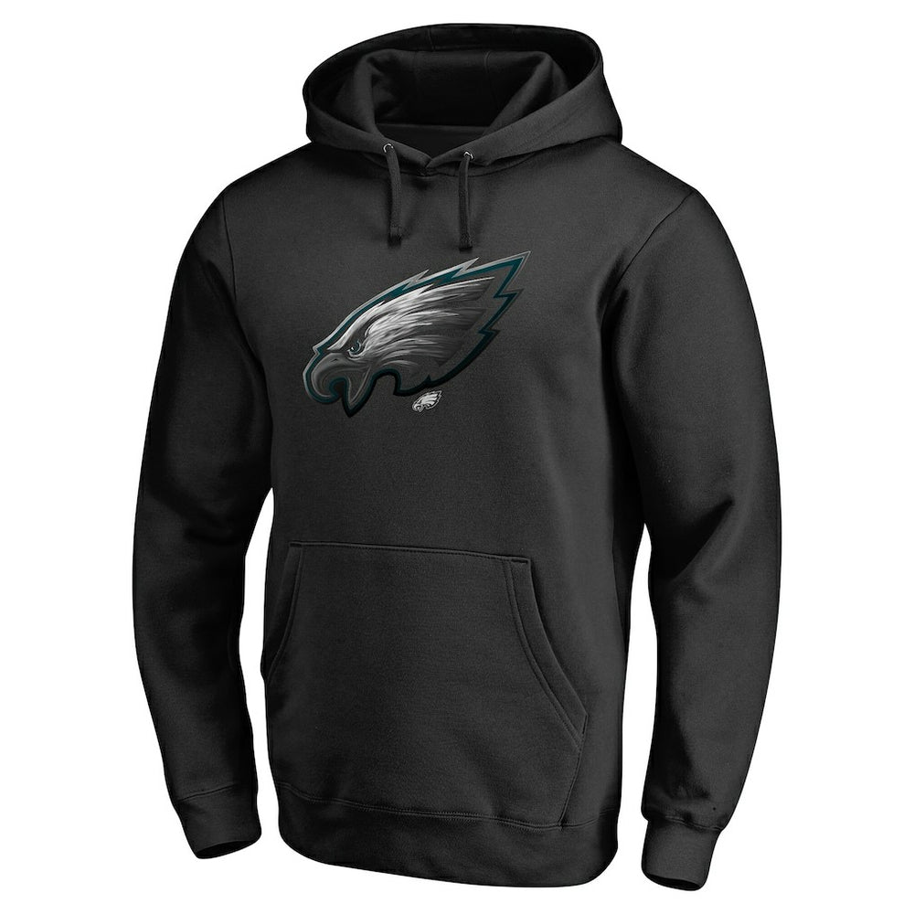 Philadelphia Eagles Personalized Midnight Mascot Pullover Hoodie - Black discount