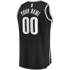 Brooklyn Nets Youth Fast Break Custom Replica Jersey Black - Icon Edition | Fanatics on sale