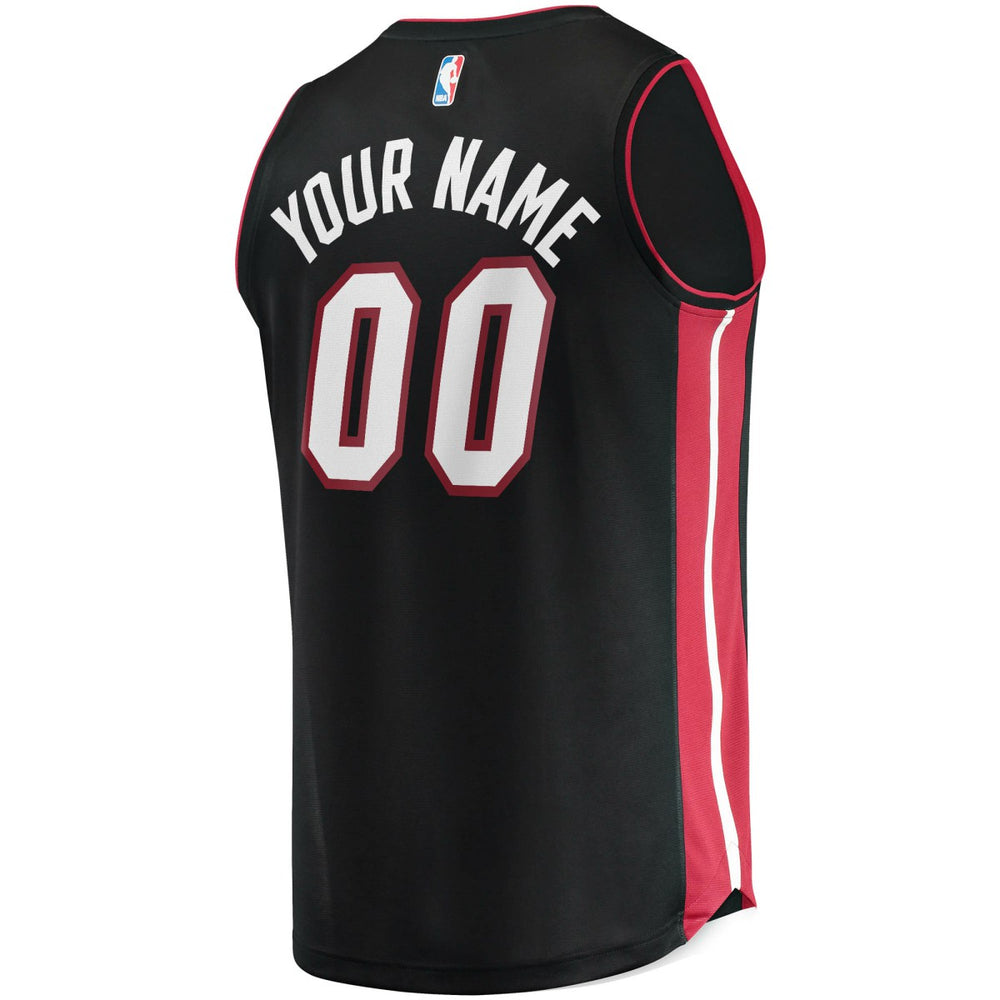 Miami Heat Youth Fast Break Custom Replica Jersey Black - Icon Edition | Fanatics cheap