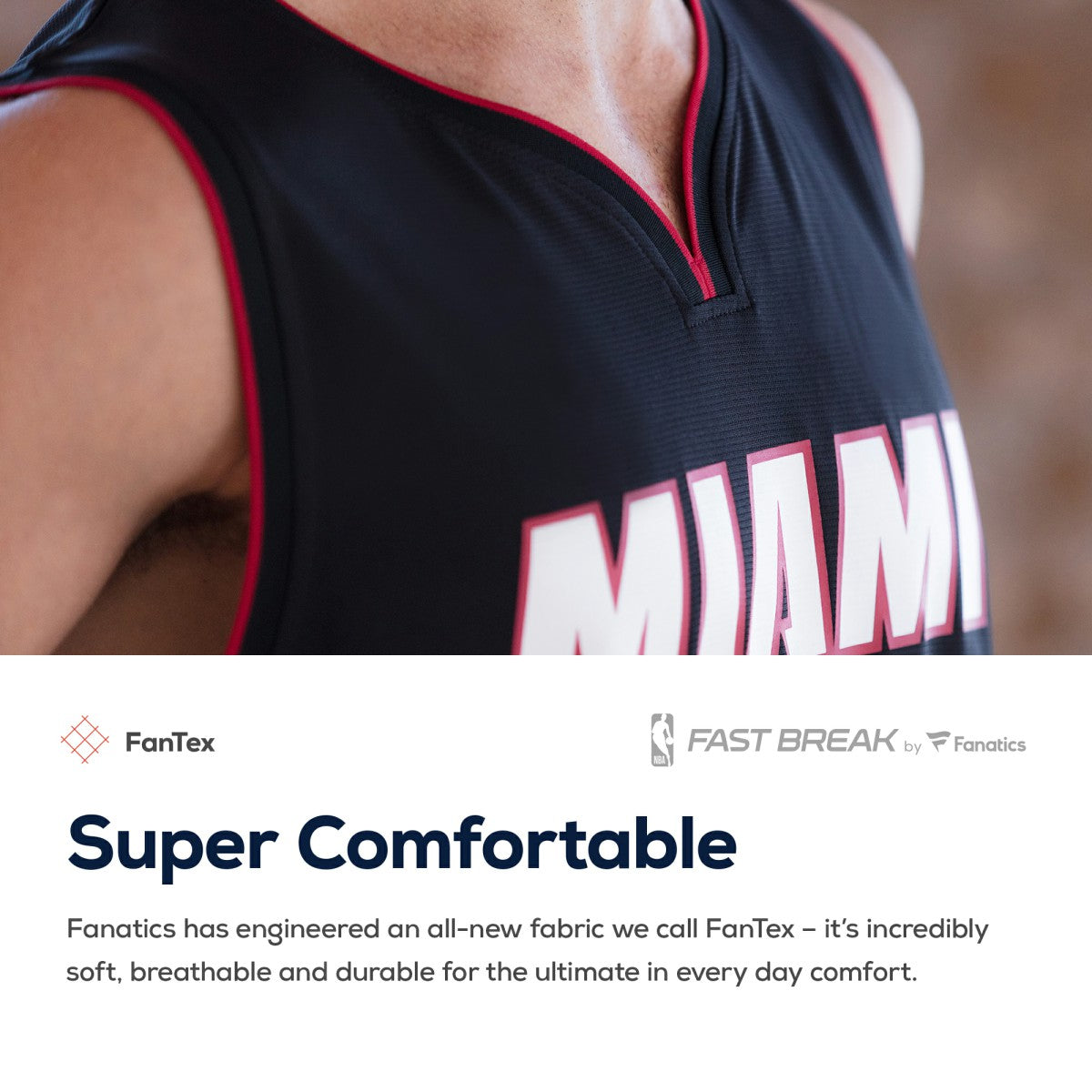 Miami Heat Youth Fast Break Custom Replica Jersey Black - Icon Edition | Fanatics cheap