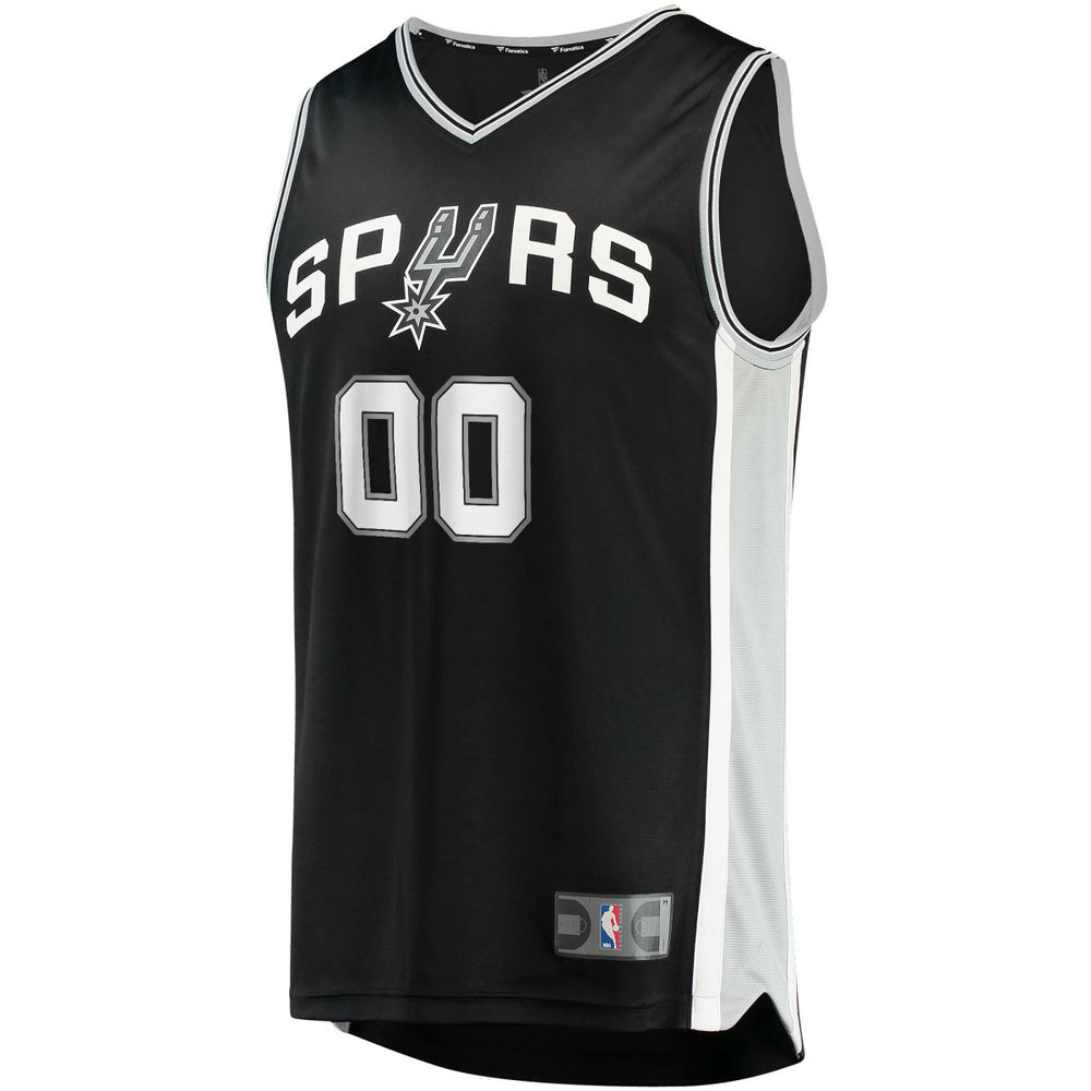 San Antonio Spurs Youth Fast Break Custom Replica Jersey Black - Icon Edition | Fanatics cheap