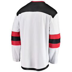 New Jersey Devils Fanatics Youth Away Breakaway Jersey White