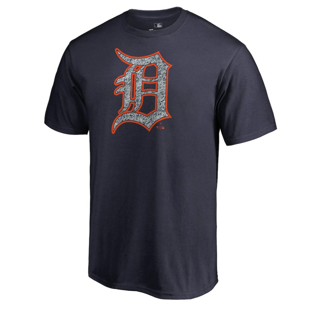 Detroit Tigers Static Logo T-Shirt - Navy