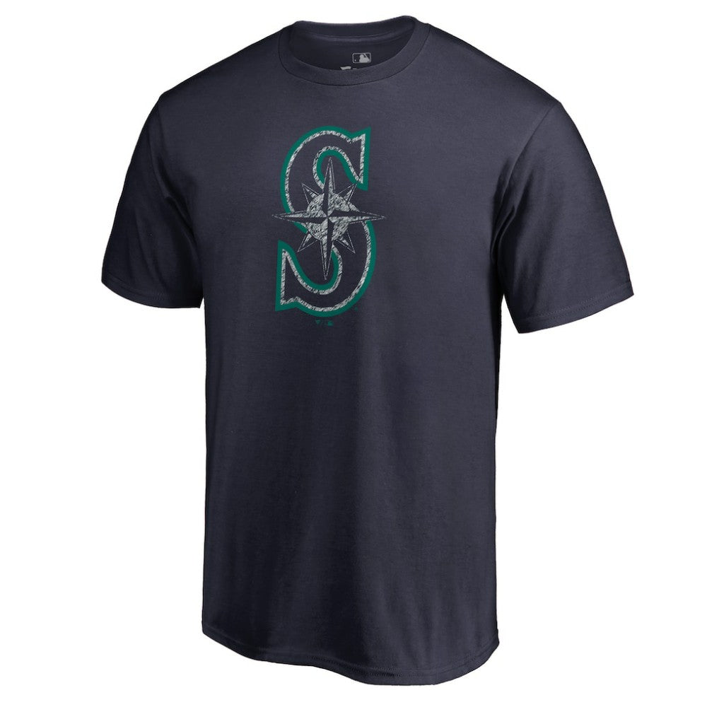 Seattle Mariners Static Logo T-Shirt - Navy