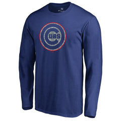 Chicago Cubs Static Logo Long Sleeve T-Shirt - Royal