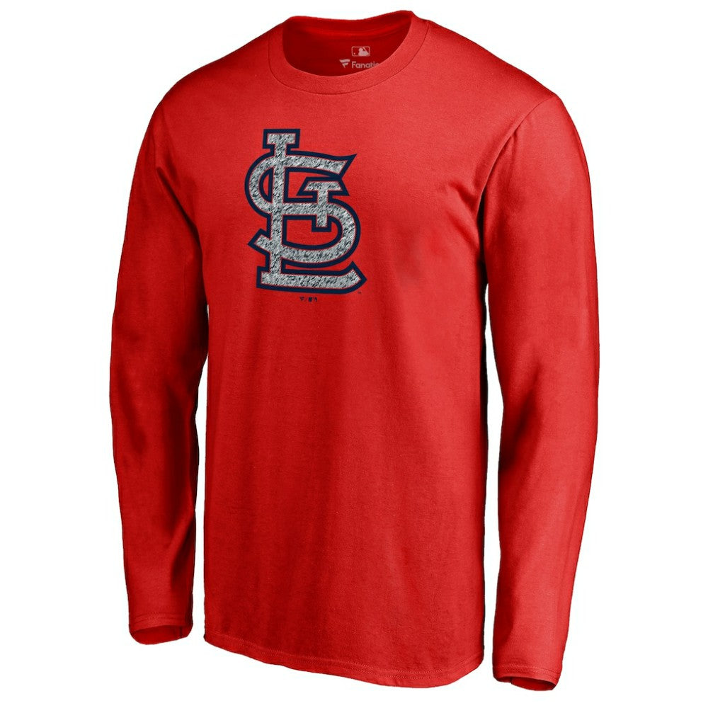 St. Louis Cardinals Static Logo Long Sleeve T-Shirt - Red