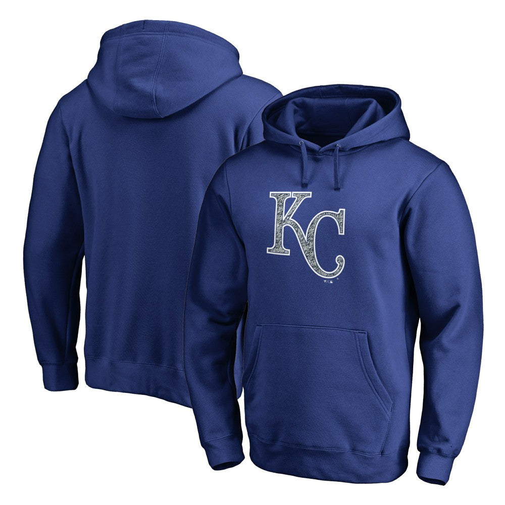 Kansas City Royals Static Logo Pullover Hoodie - Royal