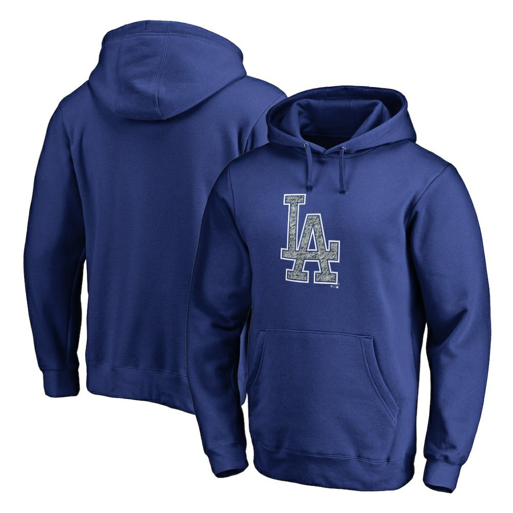 Los Angeles Dodgers Static Logo Pullover Hoodie - Royal