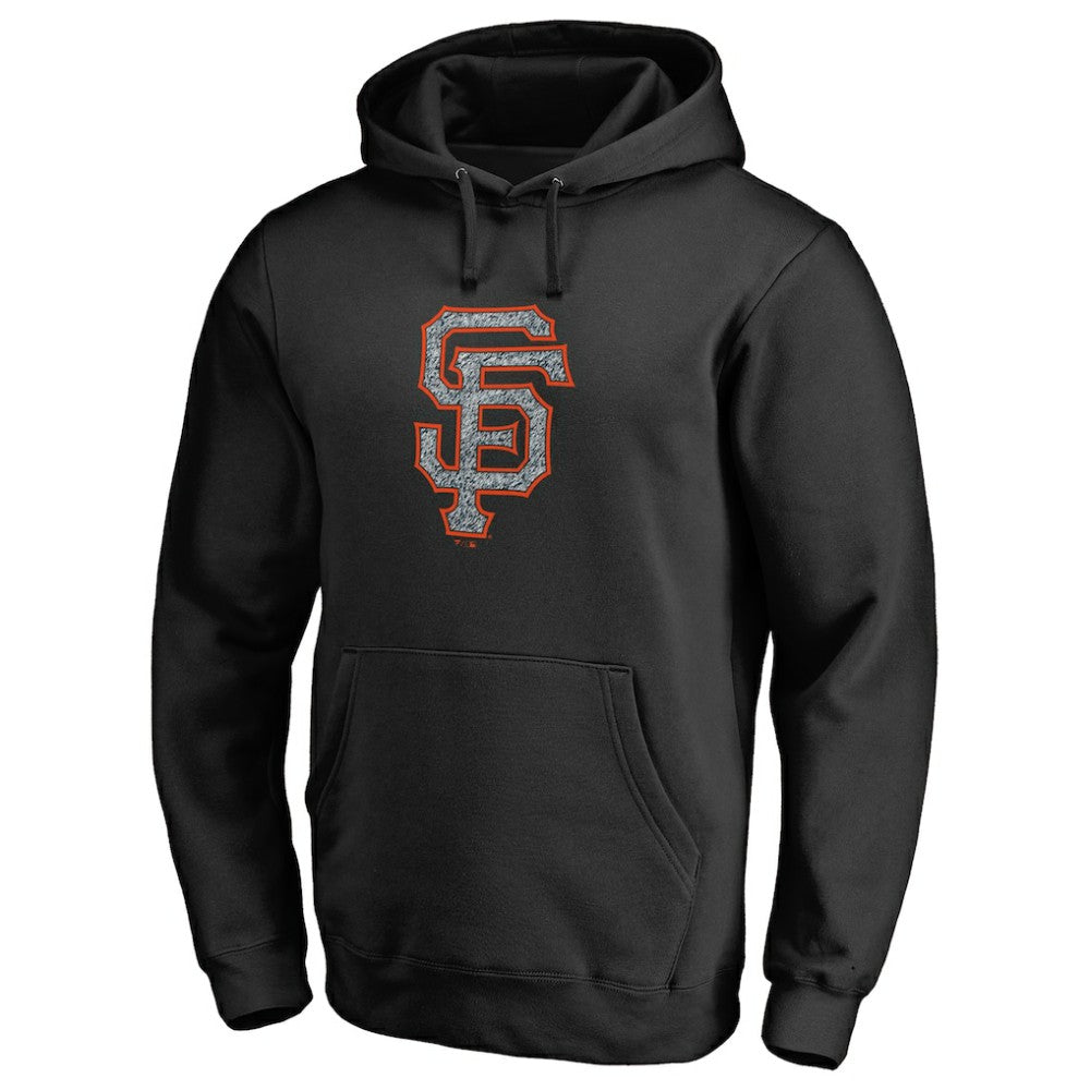 San Francisco Giants Static Logo Pullover Hoodie - Black