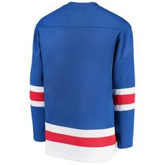 New York Rangers Fanatics Youth Home Replica Blank Jersey Royal