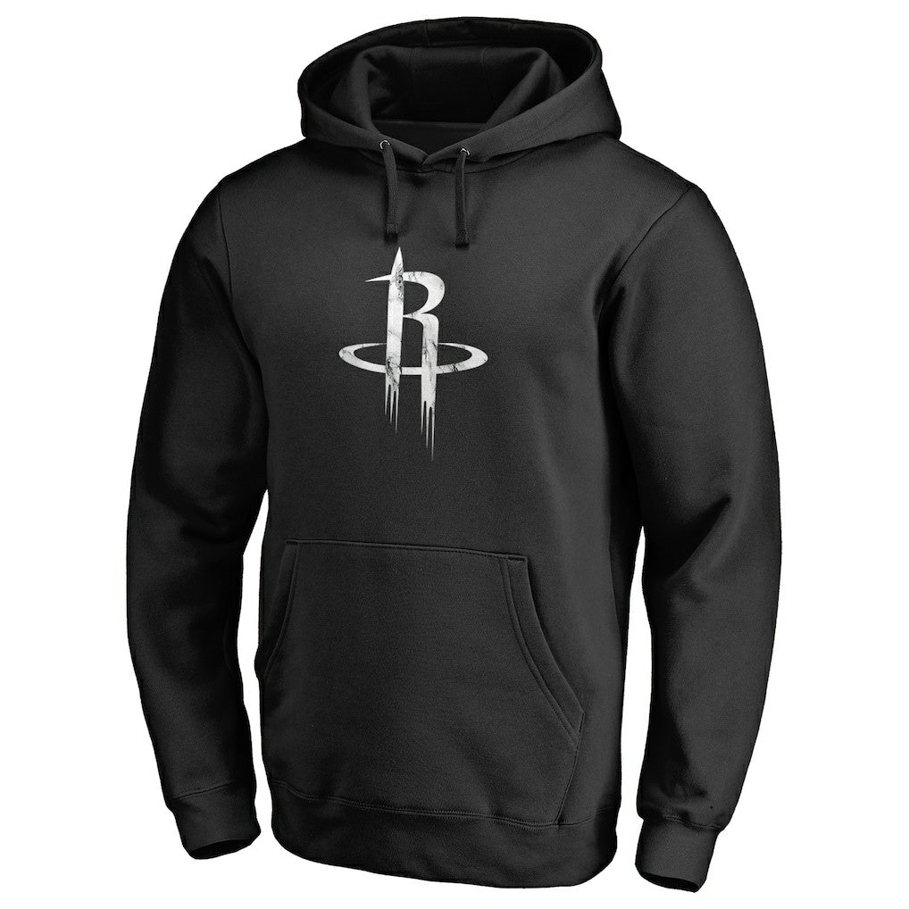 Houston Rockets Marble Logo Pullover Hoodie sale - Black online