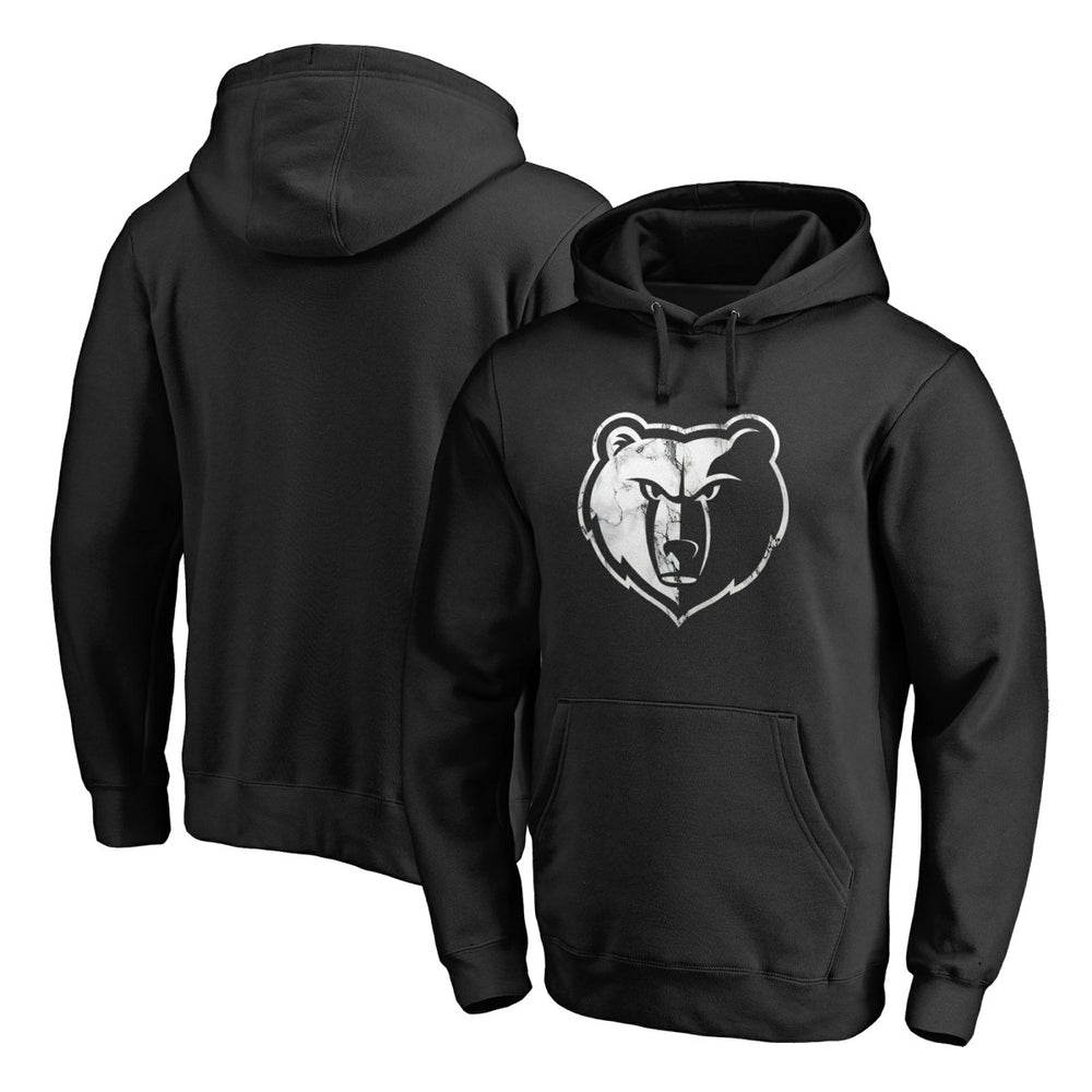 Memphis Grizzlies Marble Logo Pullover Hoodie - Black cheap