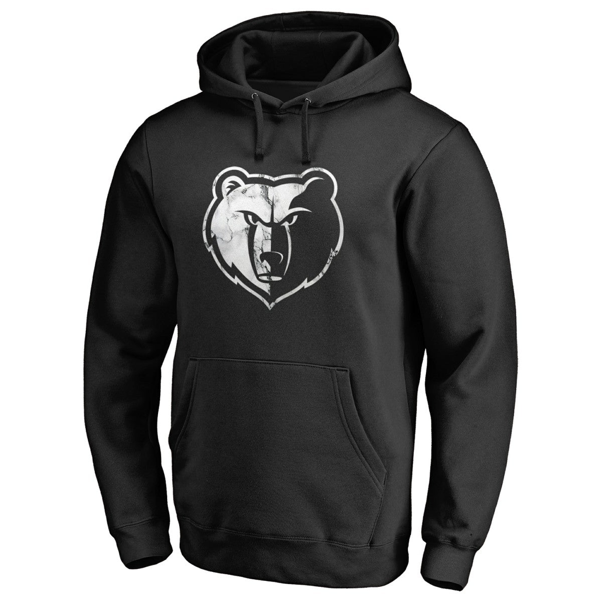 Memphis Grizzlies Marble Logo Pullover Hoodie - Black cheap