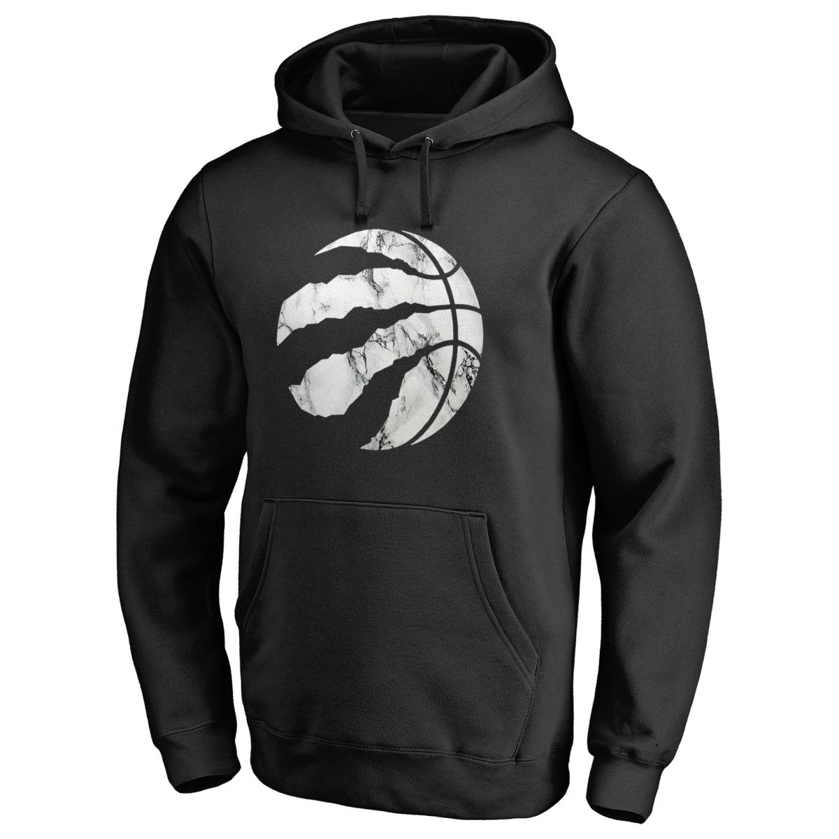 Toronto Raptors Marble Logo Pullover Hoodie - Black outlet
