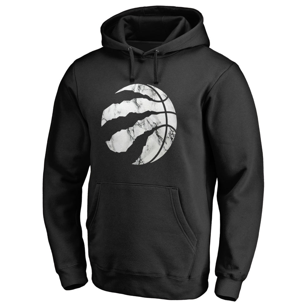 Toronto Raptors Marble Logo Pullover Hoodie - Black outlet