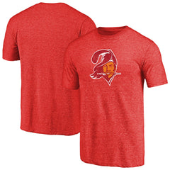 Tampa Bay Buccaneers Throwback Logo Tri-Blend T-Shirt - Red on sale