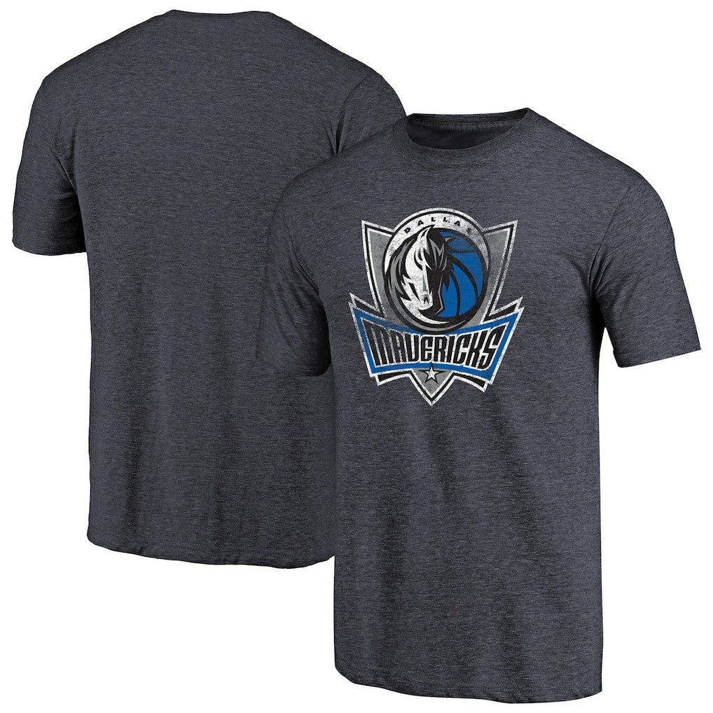 Dallas Mavericks Distressed Logo Tri-Blend T-Shirt sale - Navy cheap