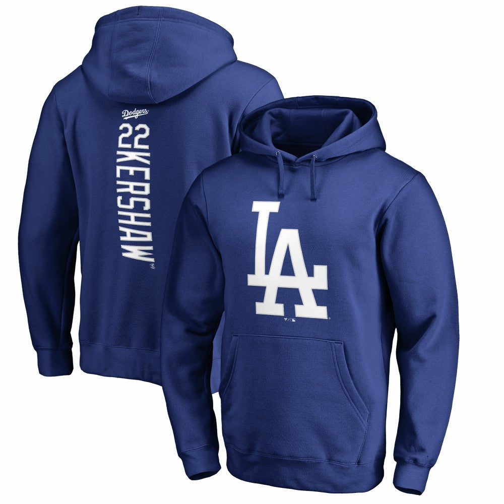 Clayton Kershaw Los Angeles Dodgers Backer Pullover Hoodie - Royal