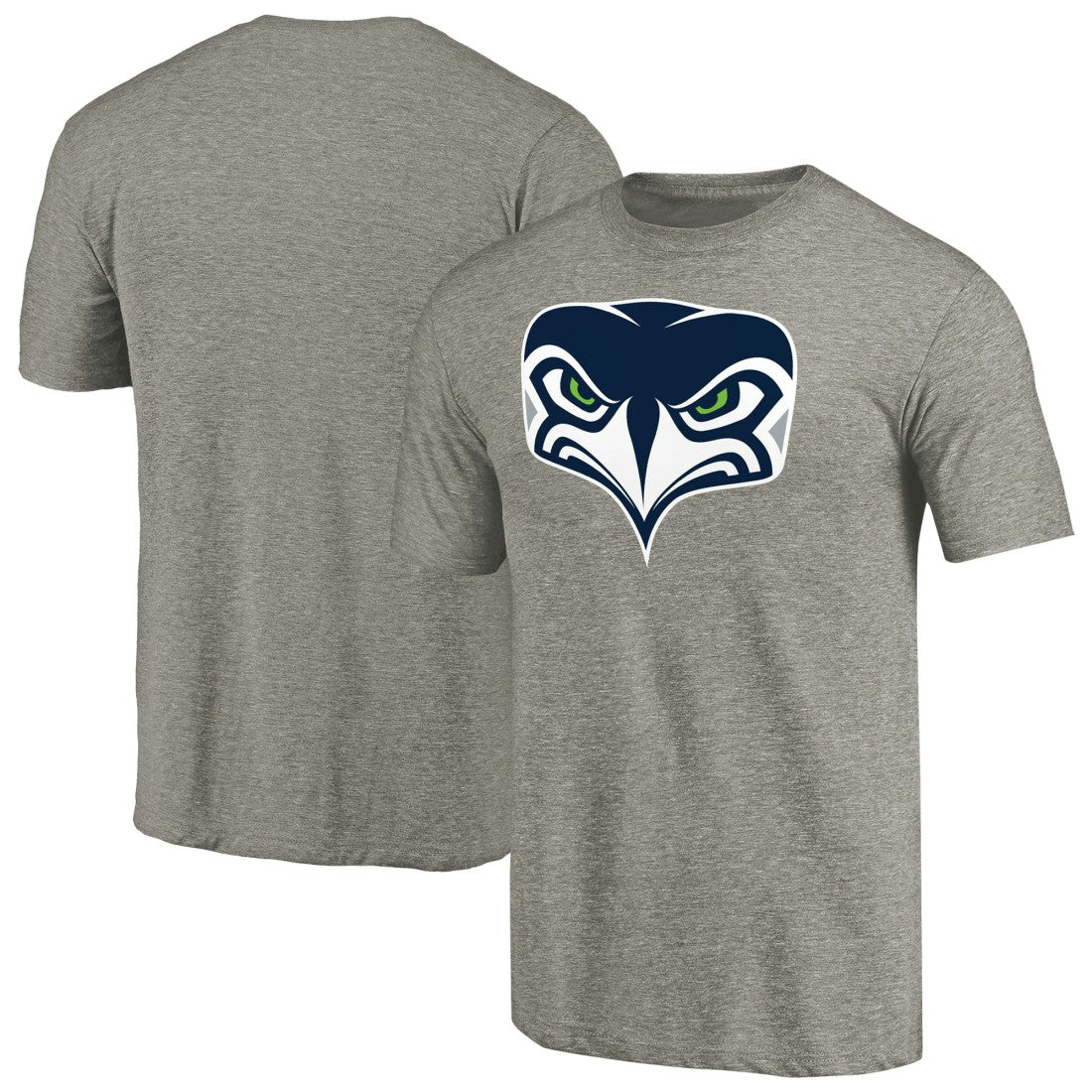 Seattle Seahawks Alternate Team Logo Gear Tri-Blend T-Shirt - Ash for sale