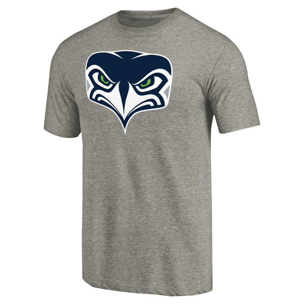 Seattle Seahawks Alternate Team Logo Gear Tri-Blend T-Shirt - Ash for sale