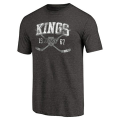 Los Angeles Kings Vintage Collection Line Shift Tri-Blend T-Shirt Black