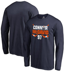 Connor McDavid Edmonton Oilers Hometown Collection CM97 Long Sleeve T-Shirt Navy