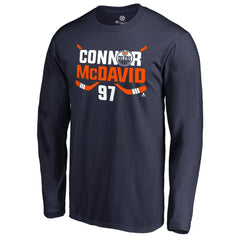 Connor McDavid Edmonton Oilers Hometown Collection CM97 Long Sleeve T-Shirt Navy