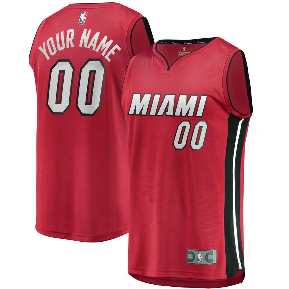 Miami Heat Youth Fast Break Replica Custom Jersey Red - Statement Edition | Fanatics sale
