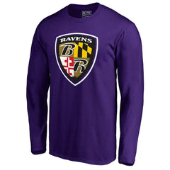 Baltimore Ravens Hometown Collection Long Sleeve T-Shirt - Purple cheap