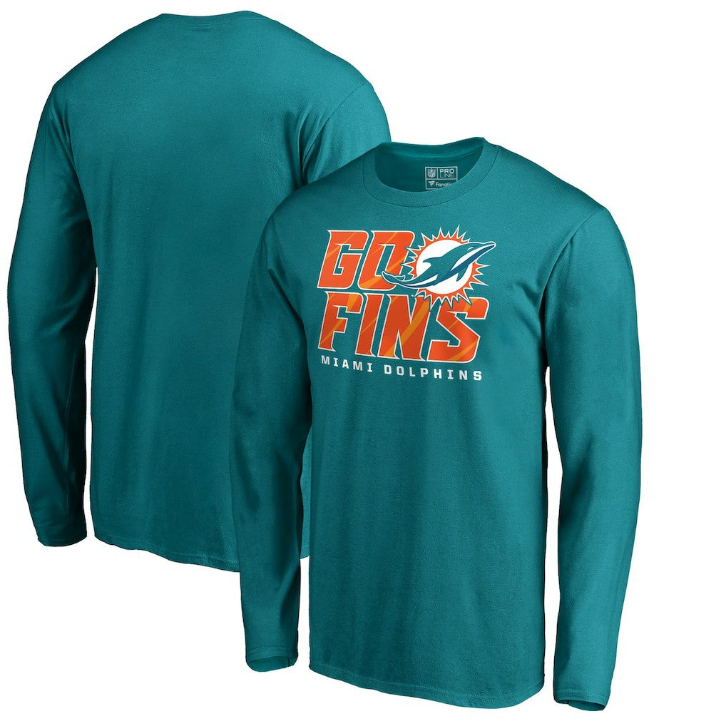 Miami Dolphins Hometown Collection Long Sleeve T-Shirt - Aqua online