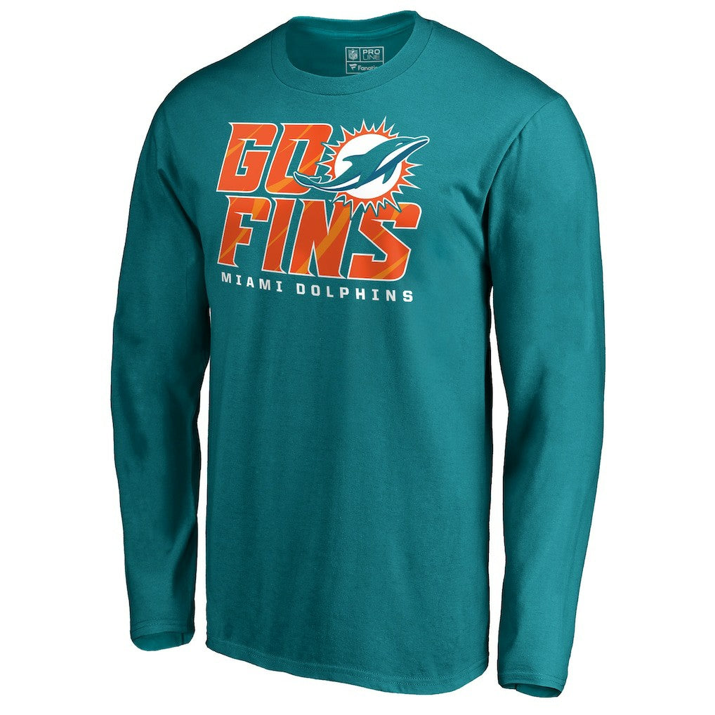 Miami Dolphins Hometown Collection Long Sleeve T-Shirt - Aqua online