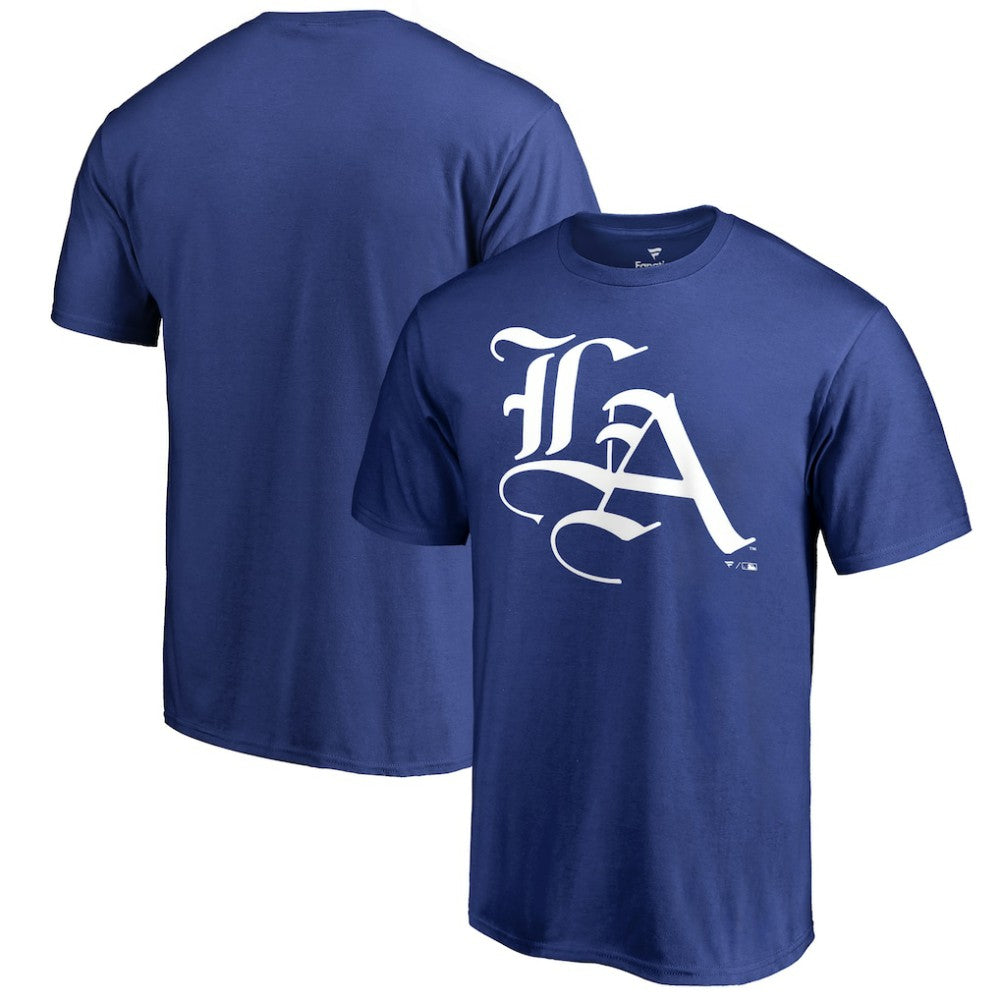 Los Angeles Dodgers Men's Hometown Collection LA Times T-Shirt - Royal