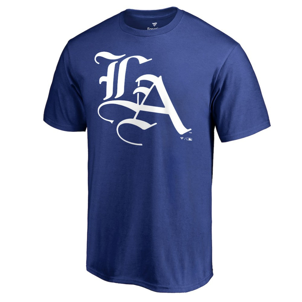Los Angeles Dodgers Men's Hometown Collection LA Times T-Shirt - Royal