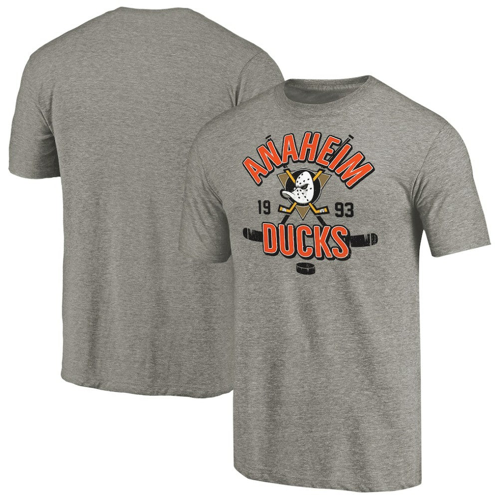 Anaheim Ducks Hometown Collection Tri-Blend T-Shirt Gray