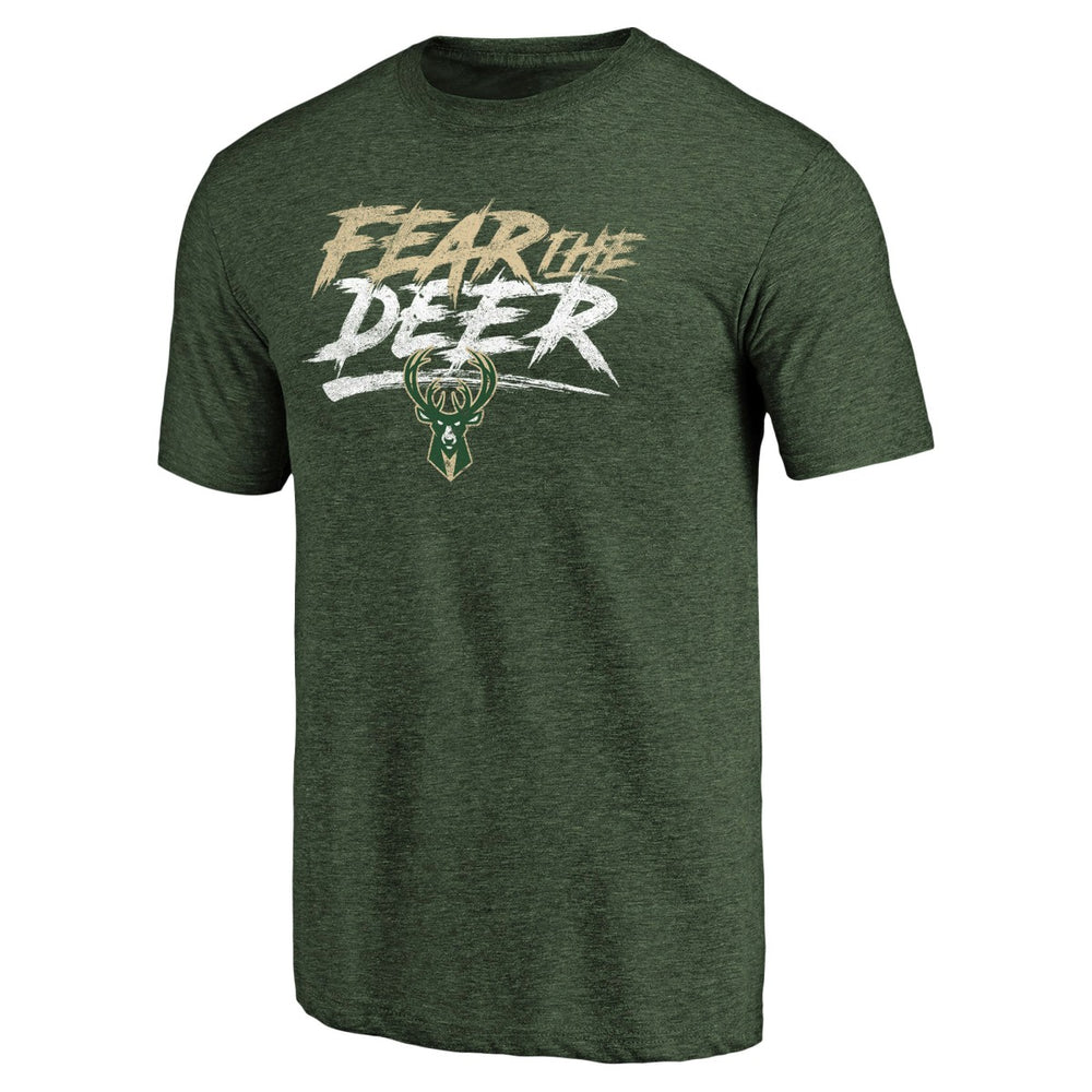 Milwaukee Bucks Fear the Deer Hometown Collection Tri-Blend T-Shirt - Green cheap