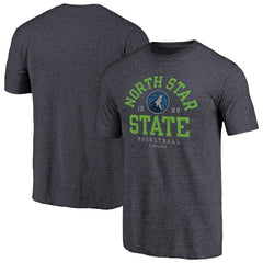 Minnesota Timberwolves North Star State Hometown Collection Tri-Blend T-Shirt - Navy online