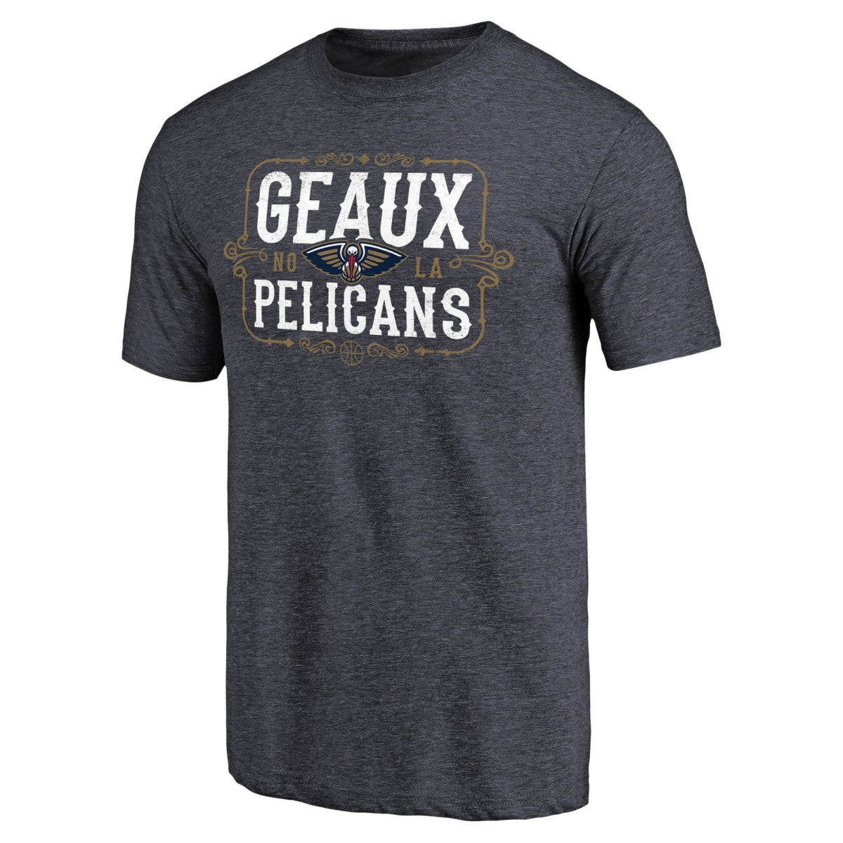 New Orleans Pelicans Geaux Pelicans Hometown Collection Tri-Blend T-Shirt - Navy outlet
