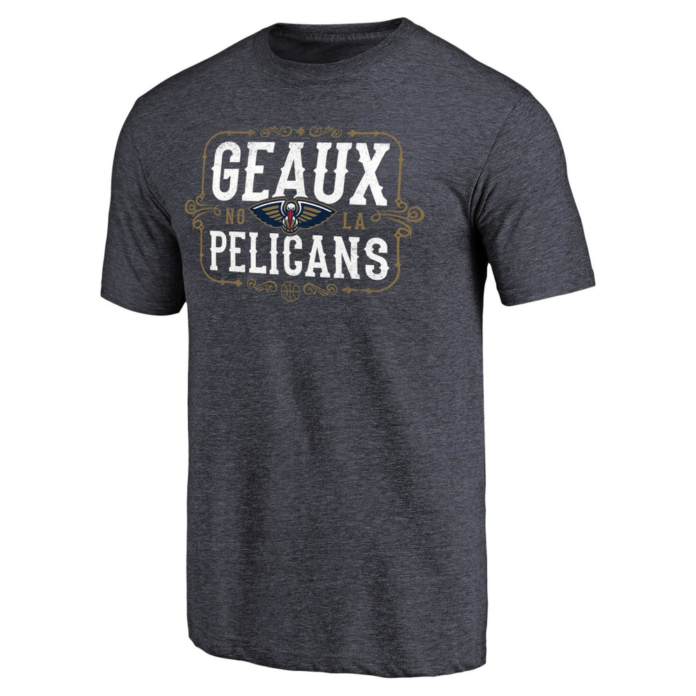New Orleans Pelicans Geaux Pelicans Hometown Collection Tri-Blend T-Shirt - Navy outlet