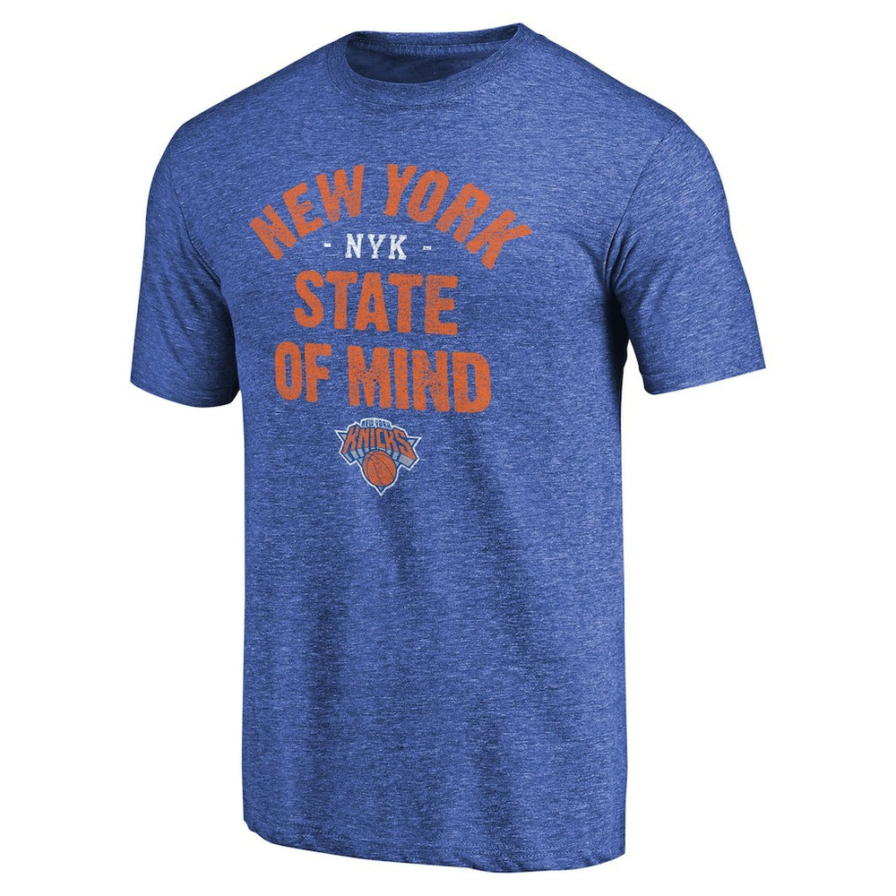 New York Knicks New York State Hometown Collection Tri-Blend T-Shirt - Royal for sale
