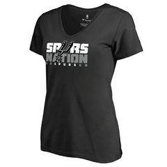 San Antonio Spurs Women's Spurs Nation Hometown Collection T-Shirt - Black shop