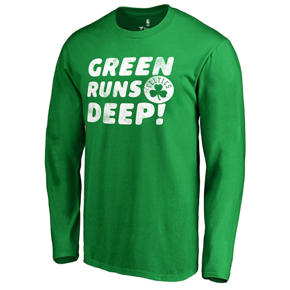 Boston Celtics Green Runs Deep Hometown Collection Long Sleeve T-Shirt - Kelly Green shop