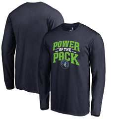 Minnesota Timberwolves Power of the Pack Hometown Collection Long Sleeve T-Shirt - Navy online