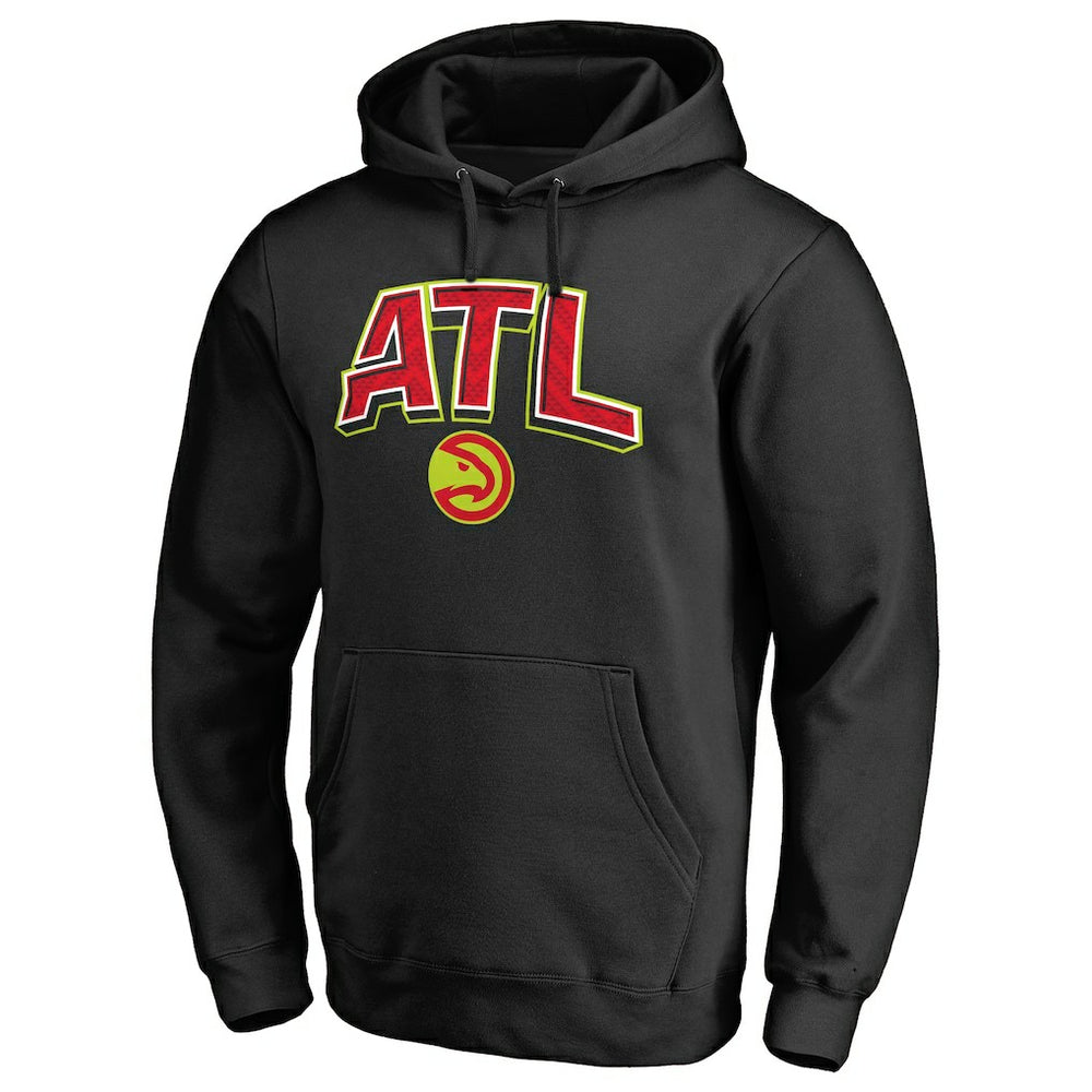 Atlanta Hawks ATL Hometown Collection Pullover Hoodie - Black outlet