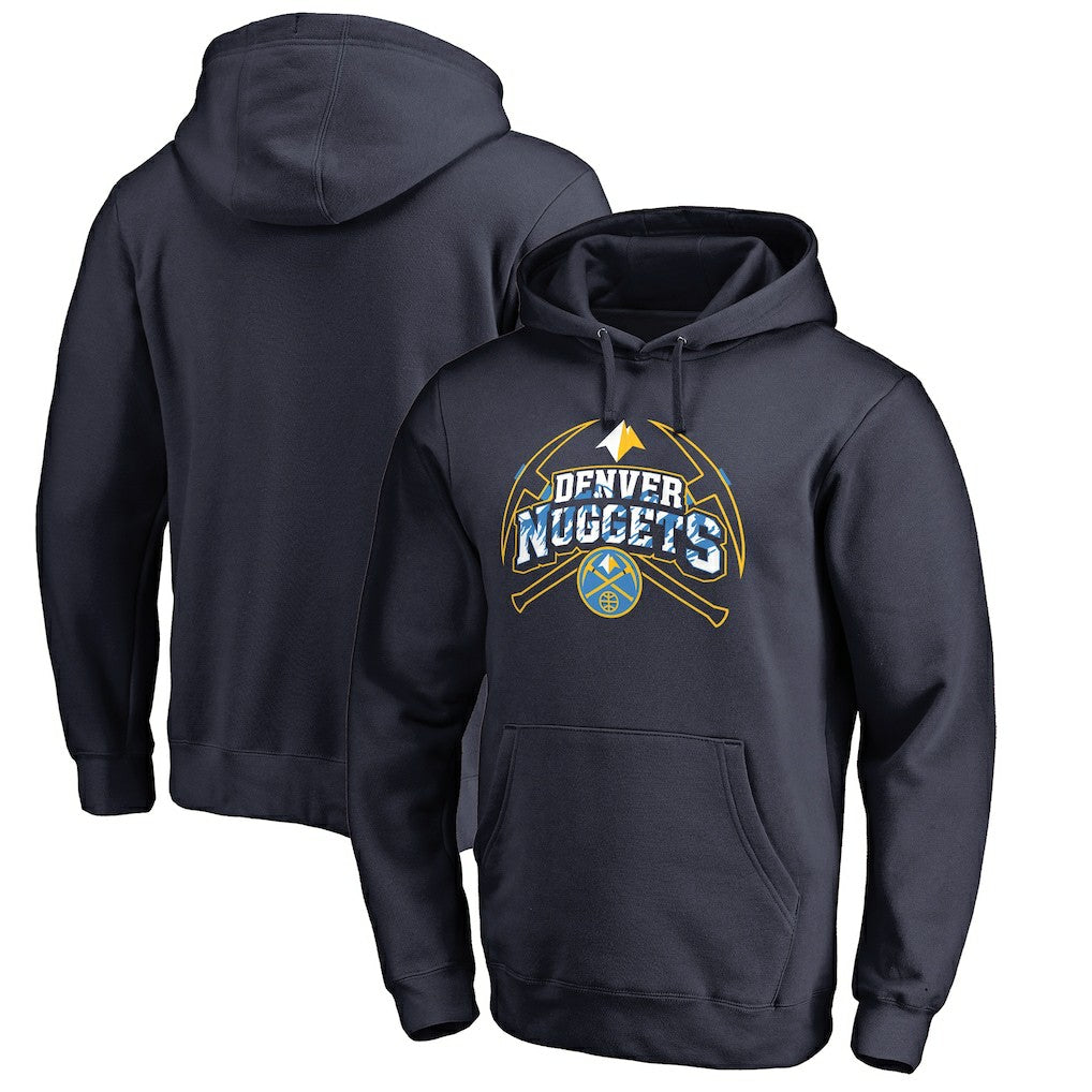 Denver Nuggets Pickaxe Hometown Collection Pullover Hoodie sale - Navy online