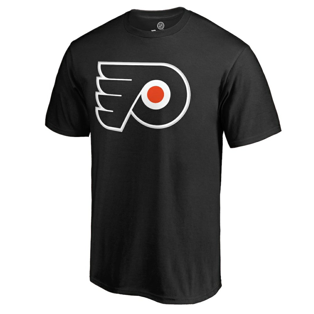 Travis Konecny Philadelphia Flyers Team Logo Backer Name & Number T-Shirt Black
