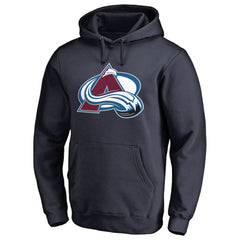 Nathan MacKinnon Colorado Avalanche Backer Name & Number Pullover Hoodie Navy