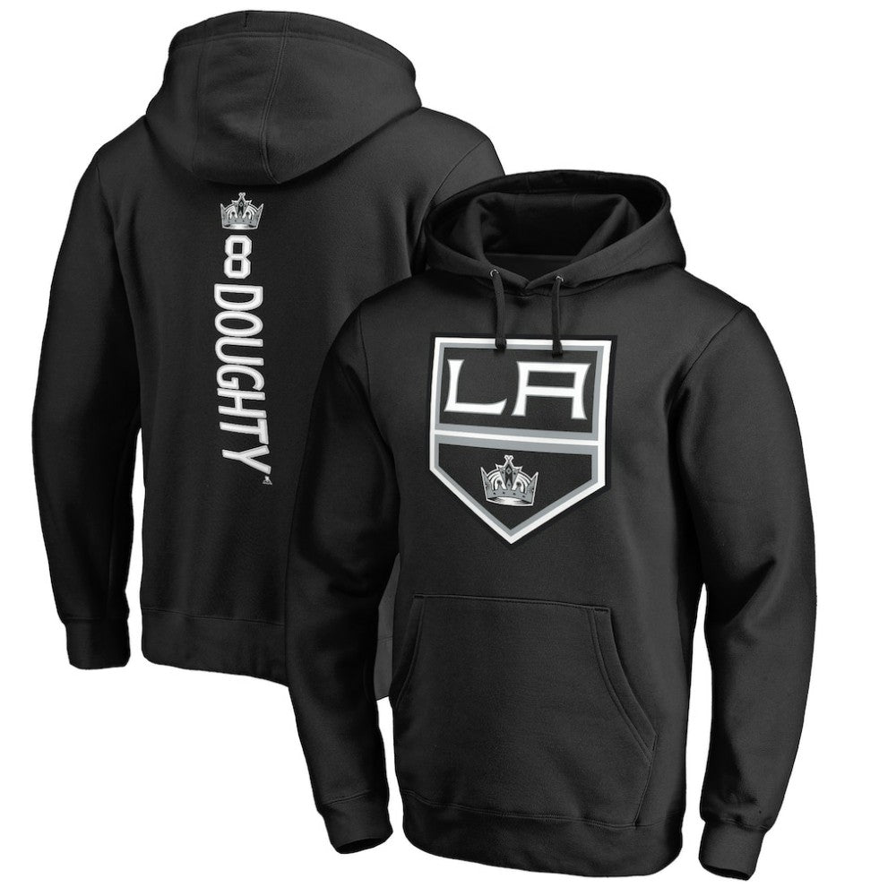 Drew Doughty Los Angeles Kings Backer Name & Number Pullover Hoodie Black