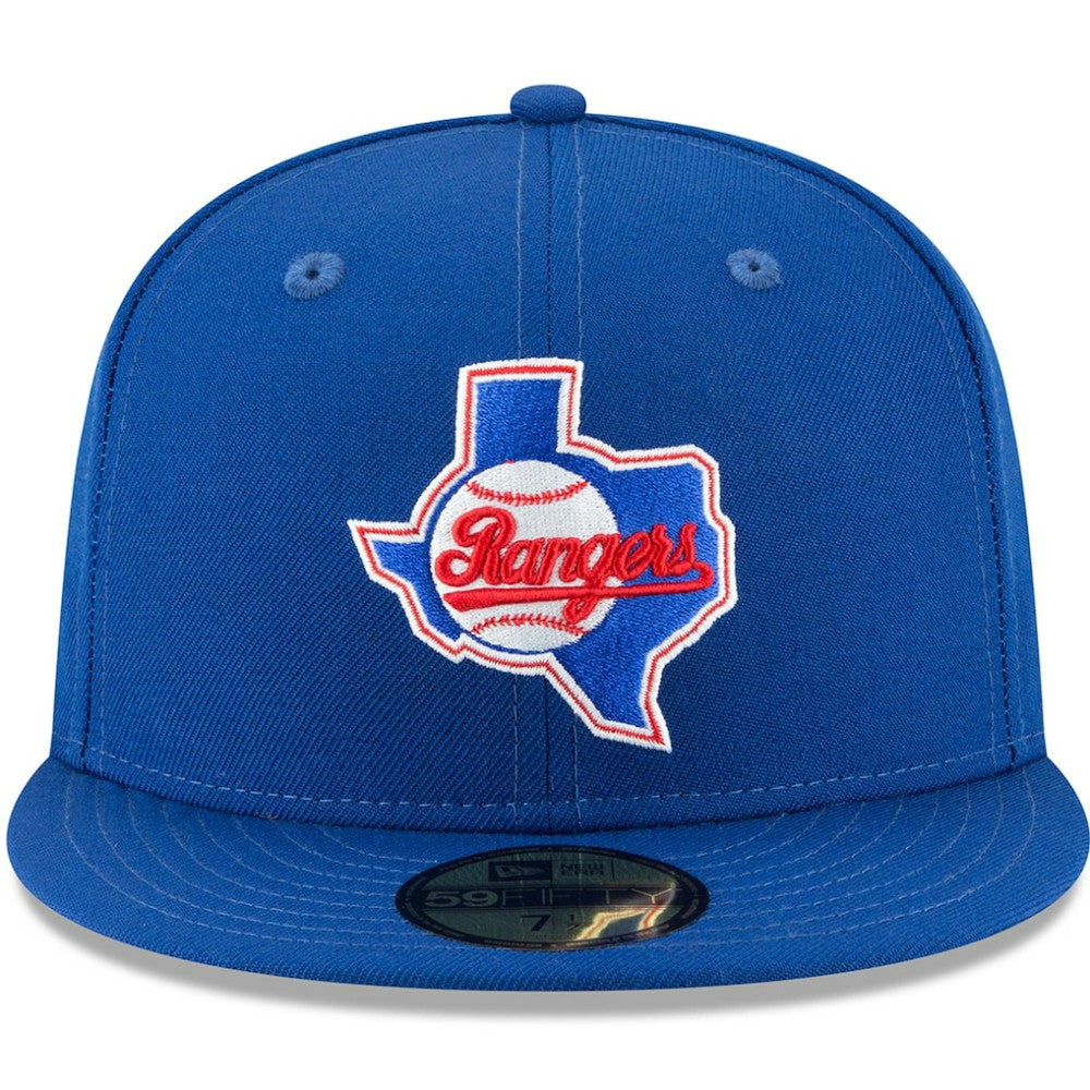Texas Rangers Cooperstown Collection Wool 59FIFTY Fitted Hat - Blue | New Era